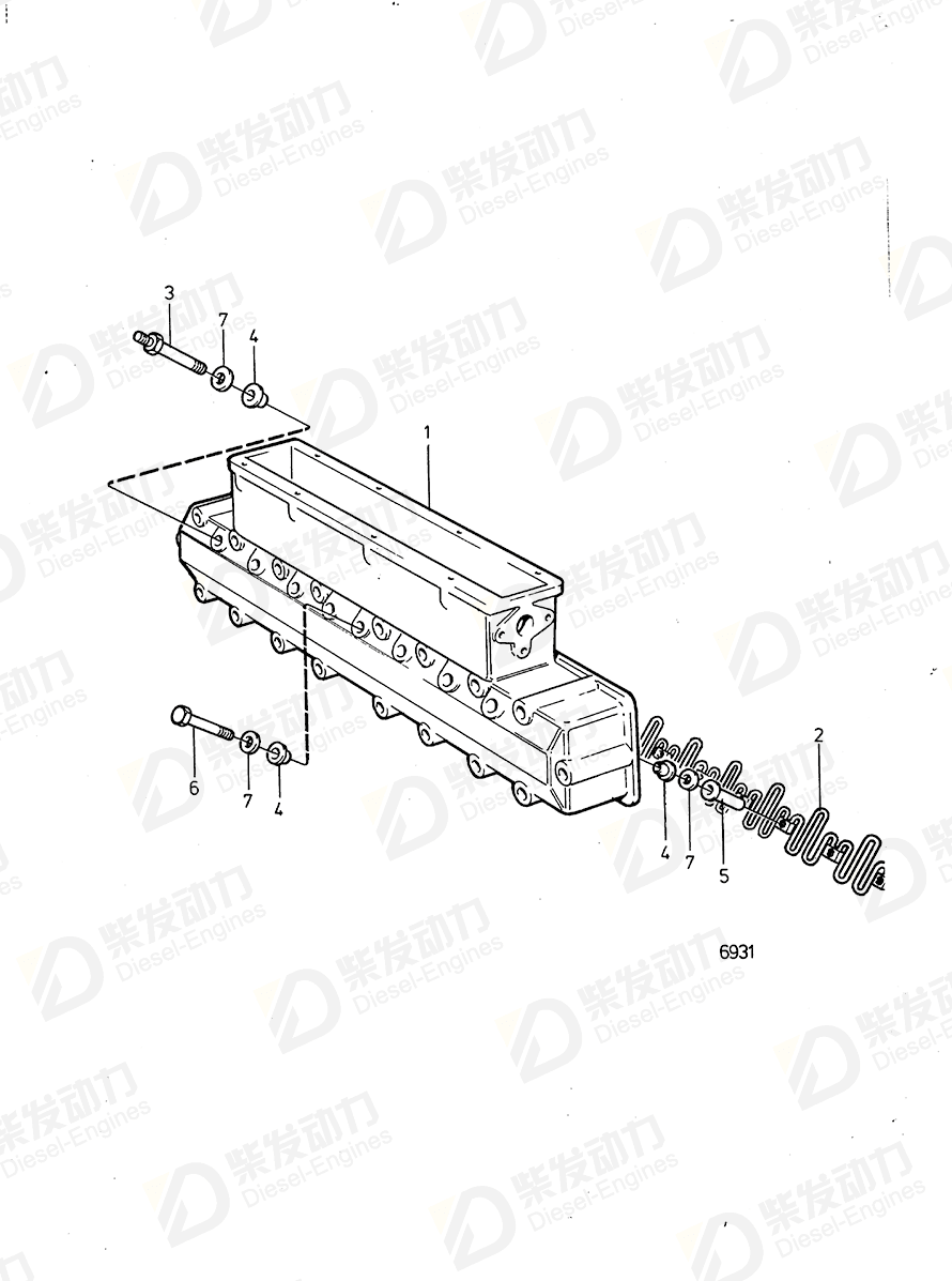 volvo penta Starter element 846880 Drawing volvo penta Starter element 846880 Drawing